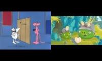 Thumbnail of Pink panther vs angry birds TriIolgy Cutcenes