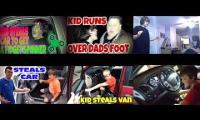 Thumbnail of William and Leland stealing the car