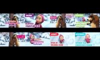 Masha and The Bear Mashup - Tracks of Unkown Animals Multilanguage part 2