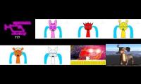 Thumbnail of Raddy, Oren, Simon, Wenda and Pinki Got Captured By Jevins Helicopter And Rush E, Harmonica