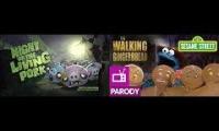 Thumbnail of Angry Birds and Sesame Street: Halloween Special (Zombies)