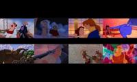 Thumbnail of all disney renaissance era endings at once part 1