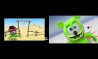 Thumbnail of Gummy Bear Song Old Swedish in backwards VS 10th annnivesary