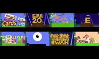 Thumbnail of all 8 timilode at the same time
