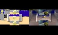 Thumbnail of Sharkie VS SpongeBob scan mashup