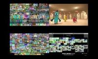 Thumbnail of all 7 nick.jr episodes at same time
