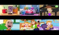 Thumbnail of 4 sora ai videos Caillou sunny bunnies and haizle and michiell