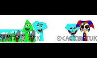 Thumbnail of My Sprunki OC Diamond and Triangle VS Diamond and Pomni