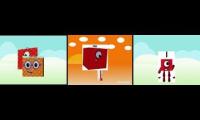 Thumbnail of Numberblocks intro song but Pentagonnoahleogaedmomdad blocks