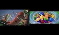 Thumbnail of Sausage Party and The Emoji Movie Playing All at Once