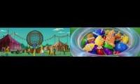 Thumbnail of The Simpsons Movie and The Emoji Movie Playing All at Once