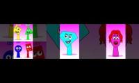 Thumbnail of Sprunki oc save to shapes Sally, ovy, Timmy, Ricky, Cory, diamonds