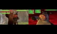 Thumbnail of open season and barnyard 2006 final battle with healthbars comparison