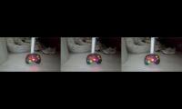 Skywin Light Up Handheld Memory Game Controller Startup and Shutdown Versions Comparsion