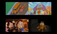Thumbnail of (The Simpsons Vs Garfield) THE END OF THE WORLD! SPARTA REMIX QUADPARISON 2