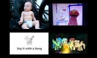 Thumbnail of Montage Baby Scared Getting Hurt Startled Elmo World Intro From Voiceful Sing Text From For Used In