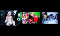 Thumbnail of Montage Baby Scared Getting Hurt Startled Popsicle From Candy Popsicle From In Montage Baby Scared