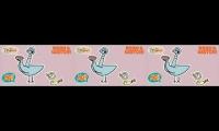 Thumbnail of The pigeon find a hot dog 3 times the fun