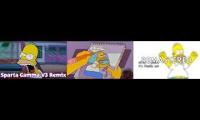 Thumbnail of The Simpsons Sparta Gamma Remix Triparison