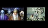 Thumbnail of God Is God...an amalgamation of AI and Juno Reactor.