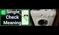 Thumbnail of What The WhatsApp Single Tick Only Means With Ariston AV61 Induction Washer - Cottons 70°C