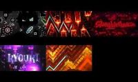 Thumbnail of 5 random gd levels :D wdweg
