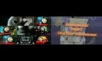 Thumbnail of Sparta Remix Comparison Mad Bomber - Thomas VS SpongeBob Sparta Sparto Times Remix V3
