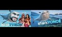Thumbnail of Celebrities in Bad Bunny Tiburon vs SharkYonce