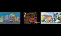 Thumbnail of 4 of My Favorite Movies Playing All at Once (Put Gummy Bear in 2x Speed)