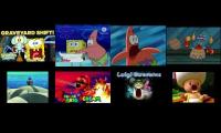 Thumbnail of SpongeBob and Mario cast screaming