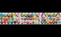 Thumbnail of 59 Surprise Eggs, Kinder Surprise Maxi Cars 2 Mickey Mouse Spongebob Disney Pixar