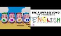 Thumbnail of the alphabet song TOONBO Entertainment vs  Aminahs & Ochas Alphabet Songs