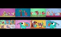 Thumbnail of 8 patchwork pals episodes with the animals in the order of the patchwork blanket 1st one