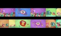 Thumbnail of 8 patchwork pals episodes with the animals in the order of the patchwork blanket 2nd one