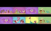 Thumbnail of 8 patchwork pals episodes with the animals in the order of the patchwork blanket 5th one