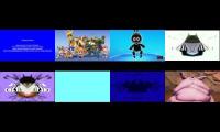 Thumbnail of all videos at once all 8 time including a peppa pig like pig