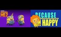 Thumbnail of Because Im happy mashup.