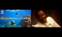Thumbnail of subnautica with upbeat music