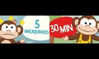 Thumbnail of 5 macaquinhos - Video Musical Infantil - Toobys
