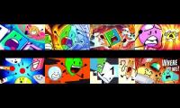 Thumbnail of BFDI random episodes pt 1 played at same time