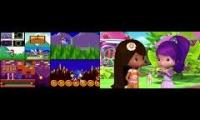 Thumbnail of Up to faster 11 Super Mario & Sonic Oddshow & Strawberry Shortcake