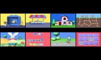 Hopla 1-8 Played at the Same Time