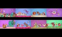 8 patchwork pals videos at once that are in the rabbit episode