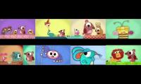 Thumbnail of 8 other patchwork pals videos at once that are in the rabbit episode