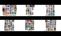 Thumbnail of all 6 ultimate movie remix episodes at the same time