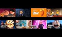All 2010s Illumination Movie Trailers at Once Part 1