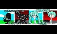 Thumbnail of Sprunki OC Squidward on a Chair and Hastune Miku form Meme