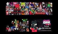 Thumbnail of [QUAD MASHUP] FNF Animal but Every Turn a Different Character Sings
