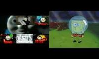 Thumbnail of Sparta Remix Comparison Mad Bomber - Thomas VS SpongeBob Sparta Jolly Rancher Remix V2