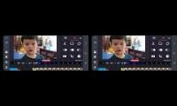 Thumbnail of how to make klasky csupo robot logo effects on kinemaster pro combined